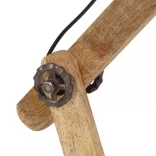 kopott piros asztali lámpa 25 W 23 x 18 x 96 cm E27