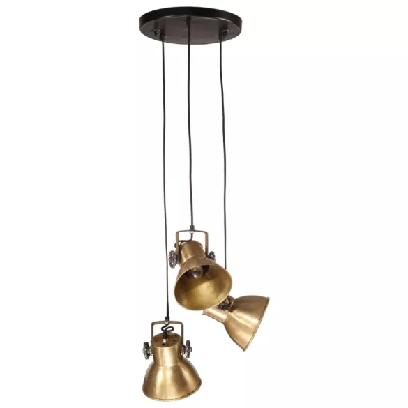 antik sárgaréz függőlámpa 25 W 30 x 30 x 100 cm E27