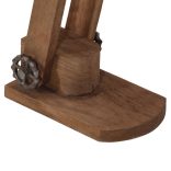 vintage ezüst asztali lámpa 25 W 23 x 13 x 52 cm E27