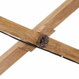 kopott kék fali lámpa 25 W 29x18x85 cm E27