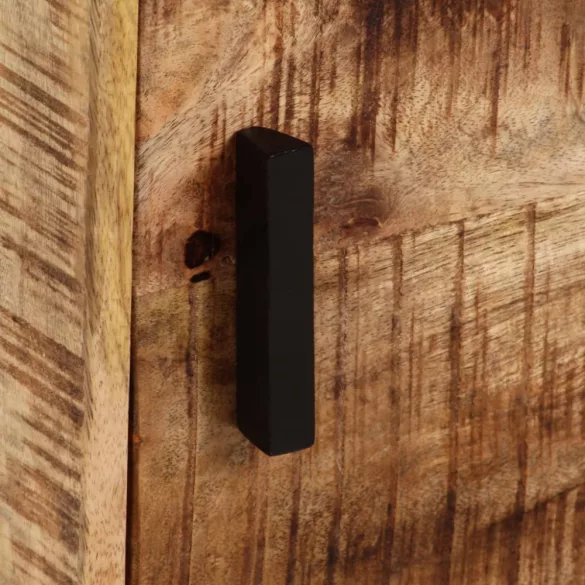 tömör mangófa falra szerelhető éjjeliszekrény 40x30x25 cm