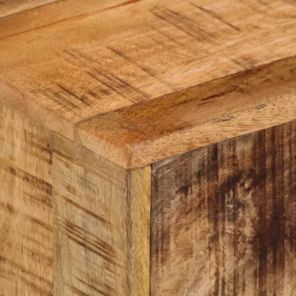 tömör mangófa falra szerelhető éjjeliszekrény 40x30x25 cm