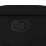 fekete műbőr relaxfotel