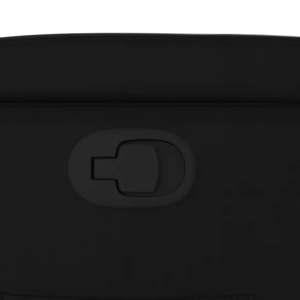 fekete műbőr relaxfotel