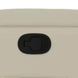 krémszínű műbőr dönthető fotel