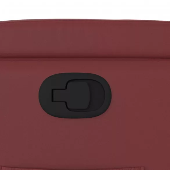 bordó műbőr dönthető fotel