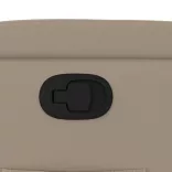 kávészínű műbőr dönthető fotel