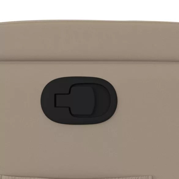 kávészínű műbőr dönthető fotel