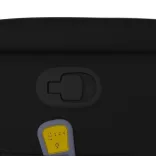 fekete műbőr dönthető masszázsfotel