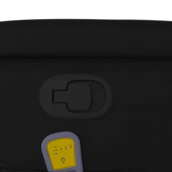 fekete műbőr dönthető masszázsfotel