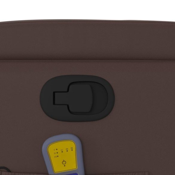 barna műbőr dönthető masszázsfotel