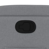 világosszürke szövet dönthető fotel