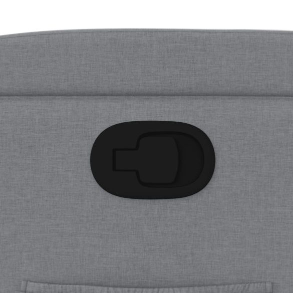 világosszürke szövet dönthető fotel