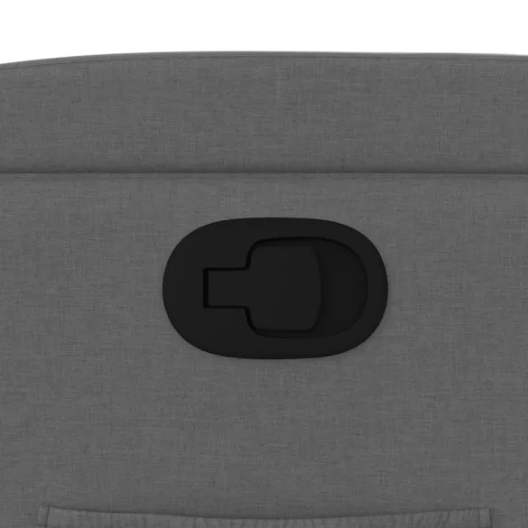 sötétszürke szövet relaxfotel