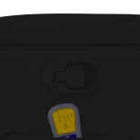 fekete szövet dönthető masszázsfotel