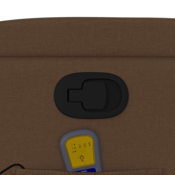 barna szövet dönthető masszázsfotel