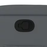 szürke műbőr dönthető fotel