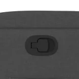 sötétszürke szövet relaxfotel