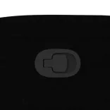 fekete szövet dönthető fotel