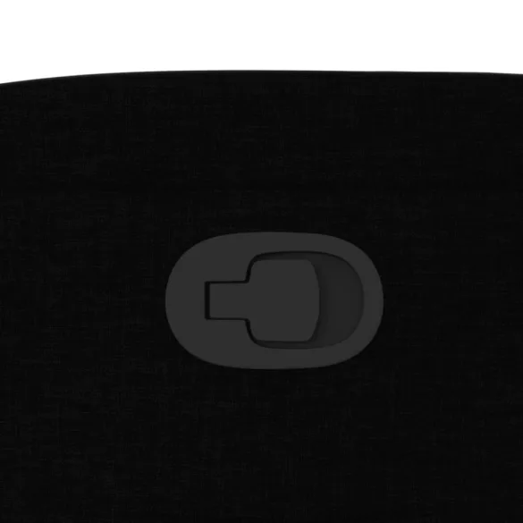 fekete szövet dönthető fotel