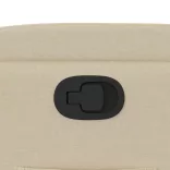 krémszínű szövet dönthető fotel