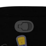 fekete szövet dönthető masszázsfotel