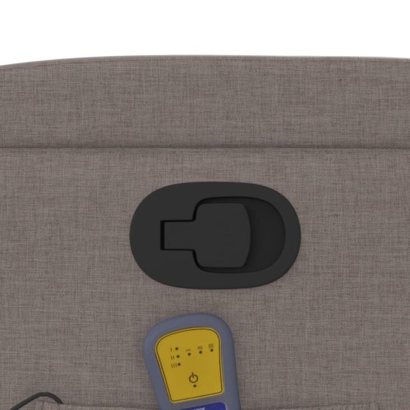 tópszínű szövet dönthető masszázsfotel