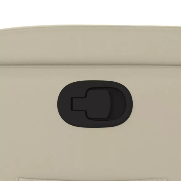 krémszínű műbőr dönthető fotel