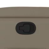 kávészínű műbőr dönthető fotel