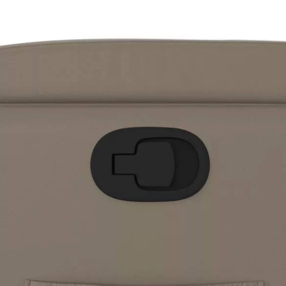 kávészínű műbőr dönthető fotel