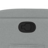 világosszürke szövet dönthető fotel