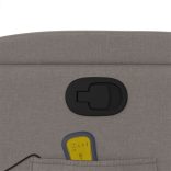 tópszínű szövet dönthető masszázsfotel