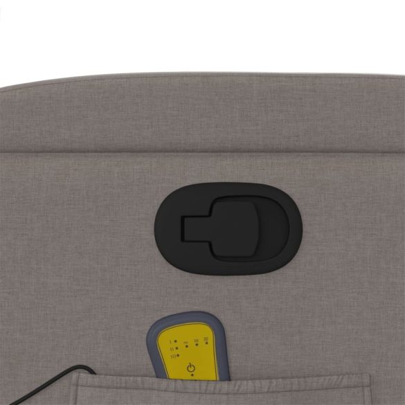 tópszínű szövet dönthető masszázsfotel