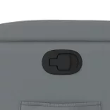 szürke műbőr dönthető fotel