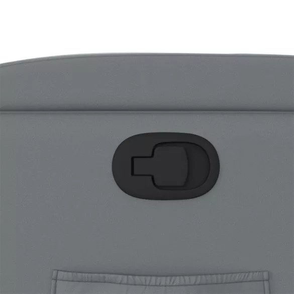 szürke műbőr dönthető fotel