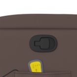 barna műbőr dönthető masszázsfotel