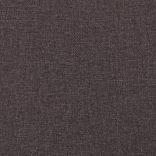 sötétbarna szövet Chesterfield kanapé