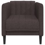 sötétbarna szövet kanapészék