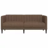 2 személyes barna művelúr kanapé