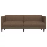 3 személyes barna művelúr kanapé