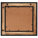 tömör akácfa fürdőszobatükör 60 x 1 x 55 cm