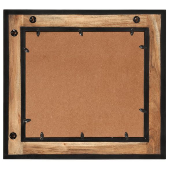 tömör akácfa fürdőszobatükör 60 x 1 x 55 cm