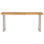 tömör akácfa pad természetes éllel 105 cm