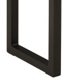 tömör mangófa konzolasztal természetes éllel 105 x 33 x 76 cm