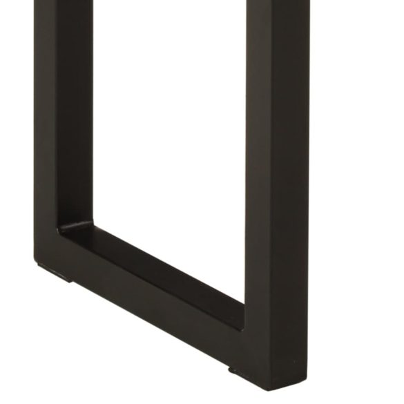 tömör mangófa konzolasztal természetes éllel 105 x 33 x 76 cm