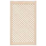 2 db tömör fenyőfa rácsos szekrényajtó 59,5x99 cm