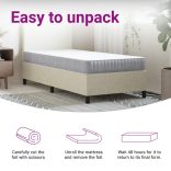 közepes zsebrugós matrac 90 x 220 cm