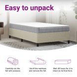 közepes zsebrugós matrac 100 x 220 cm