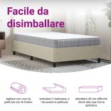 közepes zsebrugós matrac 100 x 220 cm