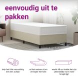 közepes keménységű egyszemélyes zsebrugós matrac 90 x 190 cm